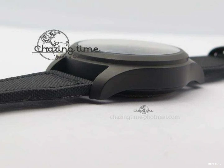 MIROTIME 0414 Pilot Chrono IW388003 Real Ceramic V6F Best Edition Green Markers On Black Nylon Strap A Effortless 7283